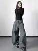 Pantalones de Trabajo Retro Americanos Nuevos Primavera 2026 para Mujer, de Cintura Alta, Holgados, Pierna Recta, Caídos, Pantalones Casuales de Pierna Ancha