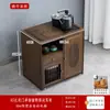 Mesa de Té Móvil, Mesa de Té Pequeña, Gabinete de Té Chino para el Hogar, Carrito de Té con Ruedas, Mesa de Café, Juego de Té Kung Fu, Hervidor de Agua Todo en Uno