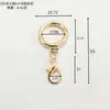 Conjunto de Duas Peças com Fecho Lagosta e Argola de Mola em Liga de Zinco Acessórios de Argola de Mola para Joias DIY Chaveiro com Fecho Lagosta em Estoque