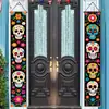 Suministro Transfronterizo Tmeu Bandera Decorativa de Pareja del Día de Muertos Mexicano