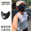 Mascarilla Deportiva para Exterior con Protección Solar para Mujer Golf Running Especial Mascarilla Transpirable de Seda de Hielo con Bolsa para Boca y Nariz Expuesta Mascarilla para Barbilla