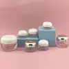 Frascos de Vidro Transparentes para Embalagem de Cosméticos, Frascos Dosadores para Creme para Olhos e Creme Facial, Frascos de Amostra para Teste de Creme de 5g no Atacado em Estoque