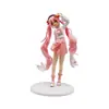 Sakura Hatsune Contemplação das Flores Hatsune Princesa Anime Vocalista Bidimensional Menina Bonita Rosa Figura Presente