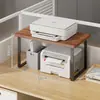 Soporte para impresora, estante para escritorio de oficina, estante organizador de archivos para escritorio en casa, soporte pequeño para copiadora de escritorio