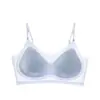 Exclusivo para clientesSujetador de Seda de Hielo Sin Costuras para Mujer, Sin Aros, Transpirable, Envuelta el Pecho, Espalda Hermosa, Sujetador Push-up para Mujer