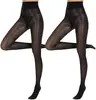 Fuente AliExpress Mismo estilo Medias Transfronterizas para Mujer Medias Brillantes 30D Cintura Alta Pantalones Ajustados Transparentes Dropshipping
