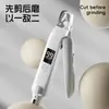 Molinillo Eléctrico para Uñas de Mascotas Tijeras Pinzas para Uñas de Gato Perro Teddy Luz LED para Uñas Molinillo de Base Recortador de Garras