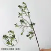 Fruta de Espinheiro-Marítimo Selvagem Artificial Arranjo de Flores Artificiais Decoração Floral Buquê de Plástico Atacado