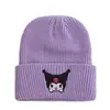 Sombrero de Gato de Dibujos Animados Otoño e Invierno Hermana Sombrero de Lana Lindo Estilo Japonés para Mujer Sombrero de Punto Cálido para Exteriores Sombrero Frío para Pareja