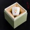 Taza de Té de Porcelana Blanca Dehua Yuerui Taza de Agua de Verano Taza de Maestro para Hogar Oficina Sala de Té Taza de Regalo Regalo Pequeño Venta al por Mayor