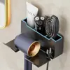 Soporte para Secador de Pelo D2892 Sin Taladro Estante de Almacenamiento para Secador de Pelo de Baño Colgador para Secador de Pelo de Baño