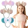 Diadema de Lazo con Estampado de Leopardo Más Vendida de Amazon Accesorios para el Cabello de Mickey y Minnie Diadema Ajustable para Parque de Atracciones Infantil