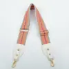 Nuevo colorido tejido ancho a rayas estampado correa ancha para el hombro estilo étnico bandolera femenina estilo coreano versátil un solo hombro chica estilo occidental