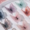 Pendientes de mariposa con destellos de diamante y partículas de súper hada de estilo coreano, accesorios para el cabello, tocado, parches femeninos, material al por mayor