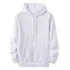 Nueva colección otoño/invierno: sudaderas de forro polar de color liso populares para hombre europeas y americanas, al por mayor para exportación, sudaderas con capucha para otoño
