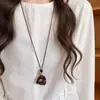 [Muxi] Nova Corrente de Suéter com Pingente Bodhi Caramelo Estilo Boêmio Chinês Acessórios Retro Zen Estilo Chinês