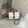 El color-blocking de estilo coreano está de moda este año, con un bolso cuadrado pequeño retro, transfronterizo, a la moda para 2026, texturizado y único que se puede llevar cruzado, en la mano o en el hombro.