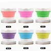 Direto da fábrica mini dobrável de mesa copo para lavar pincel portátil multifuncional pequeno cilindro de água para pintura balde de água para pincel de arte