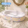 Placa de arranhar e cama para gatos em uma só peça, feita de papelão branco, resistente a arranhões, resistente ao desgaste, sem soltar fiapos, cama extra grande para gatos, adequada para todas as estações, brinquedo para gatos