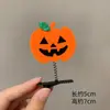 Diademas de Halloween con diseño de calavera de murciélago y calabaza para niñas y niños, accesorios divertidos y lindos, clip decorativo