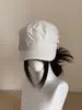 Boné de beisebol com rebites desgastados estilo retrô japonês, aba reta, para mulheres, nova moda de verão, respirável, versátil, afina o rosto, chapéu de proteção solar