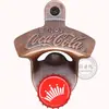 Abrelatas de pared transfronterizo abrebotellas fijo de pared ventosa magnética Aleación de Zinc Vino Regalo de Navidad abrebotellas retro