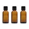 Botella de aceite esencial de té con tapa grande y tapón de gota, botella de vidrio con aceite esencial de rosa, embalaje de fábrica