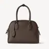 Bolsa Feminina de Couro Genuíno de Alta Qualidade, Feita Sob Medida, Artesanal Pura, Luxo Leve, Bolsa Boston Portátil, Bolsa de Bowling de Grande Capacidade