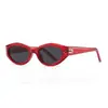 Gafas de Sol Retro para Mujer Populares en Internet Ojo de Gato Sombrilla de Alto Nivel Gafas de Sol Anti-UV para Hombre Modernas Versátiles Lisas