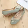 Bai Zhenhe 2026 Verano Nuevo Estilo Boca Baja Zapatos para Mujer de Mediana Edad Suela Suave Cómodos Modernos Zapatos para Mujer Punta Redonda Zapatos de Trabajo