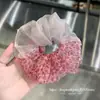 Seleção CuidadosaEstilo Doce Cool Coreano Estampa de Leopardo Malha Costurada Elástico de Cabelo de Intestino Grosso Estilo Preguiçoso Acessório de Cabelo Versátil para o Dia a Dia