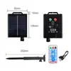 Controlador de Cadena de Luces de Procesamiento Personalizado Alimentado por Energía Solar con Pantalla Digital, Control de Luz de Ocho Funciones, Mando a Distancia Solar, Mando a Distancia para Iluminación