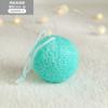 Nueva Bola de Navidad Roja y Blanca de Fieltro de Lana Adorno Colgante para Decoración de Árbol de Navidad Accesorios Suministros para Decoración de Ambiente Venta al por Mayor