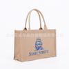Bolsa de Linho, Bolsa de Linho de Lona Pintada à Mão, Bolsa de Algodão e Linho, Sacola de Compras Ecológica, Bolsa de Juta Atacado