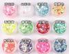 Material artesanal faça você mesmo glitter lantejoulas pó de cor glitter pó de concha pó de papel doce glitter combinação de terno recomendado