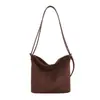 Bolso de hombro con textura esmerilada transfronterizo, bolso tote de gran capacidad, bolso cruzado versátil retro de moda para el trabajo al por mayor