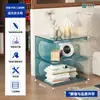 Mesa lateral transparente de lujo ligero para uso doméstico, mesa auxiliar de sofá estilo crema minimalista, mesa de noche simple de madera maciza para sala de estar en mirador