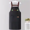 Delantal para Cocina Casera Impermeable y a Prueba de Aceite Mono de Alta Apariencia PVC Engrosado Resistente a Manchas Ropa de Trabajo para Catering Logo Personalizado