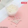 Perlas de imitación ABS para realzar, accesorios de bricolaje, pulseras, collares, joyas con cuentas, cuentas sueltas no porosas.