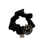 Clip de flequillo con cara sonriente marrón y negra, pinza lateral para el cabello, horquilla rota, cara sonriente, intestino grueso, banda para el cabello estándar de oro, horquilla, accesorios para el cabello simples