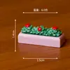 Adornos de Paisaje Micro Oso de Dibujos Animados Retro Librería Accesorios de Decoración para Casa de Muñecas DIY Adornos Pequeños de Resina para Escritorio