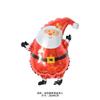 Mini Globo de Navidad Muleta Copo de Nieve Alce Muñeco de Nieve Navideño Globo Papá Noel Calcetines Regalo Payaso