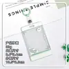 Estilo Ins Portatarjetas Transparente Insignia de Identificación con Correa para el Cuello de Estudiante Portatarjetas de Campus para Hombres y Mujeres Portafotos de Identificación de Alto Valor Funda Protectora