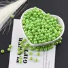 Pérola de Imitação ABS 6mm Alto Brilho Colorida Furo Reto Contas Soltas DIY Pulseira Colar Artesanal Material para Miçangas Acessórios