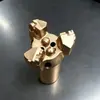 Broca de diamante compósito de três asas côncava perfura furos retos e é menos propensa a desvios. Broca de diamante composto de três asas