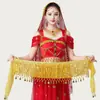 Em Estoque Transfronteiriço Amazonia Dança do Ventre Lantejoula Franja Feminino Cachecol de Quadril Cinto de Cintura de Performance Corrente de Cintura para Dança Indiana