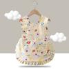 Overol de verano para bebé Vestido de princesa para niña Babero para niños impermeable a prueba de suciedad Bolsillo para arroz Delantal para pintar Algodón puro Fino
