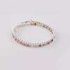 Pulsera de Doble Capa con Cuentas de Concha de Turmalina Pequeña Natural para Mujer Diseño Original Nicho Lujo Ligero Gama Alta Exquisita Pulsera Venta al por Mayor
