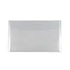 Bolsa transparente para documentos tipo ranura horizontal, bolsa para facturas/recibos tamaño A6 vertical troquelada personalizada, bolsa para documentos A5 con ranura