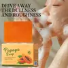 Jabón de Papaya Kormesic Full English Jabón Limpia, Refresca y Deja Fragancia, Limpia Profundamente el Cuerpo, Estilo Caliente Transfronterizo